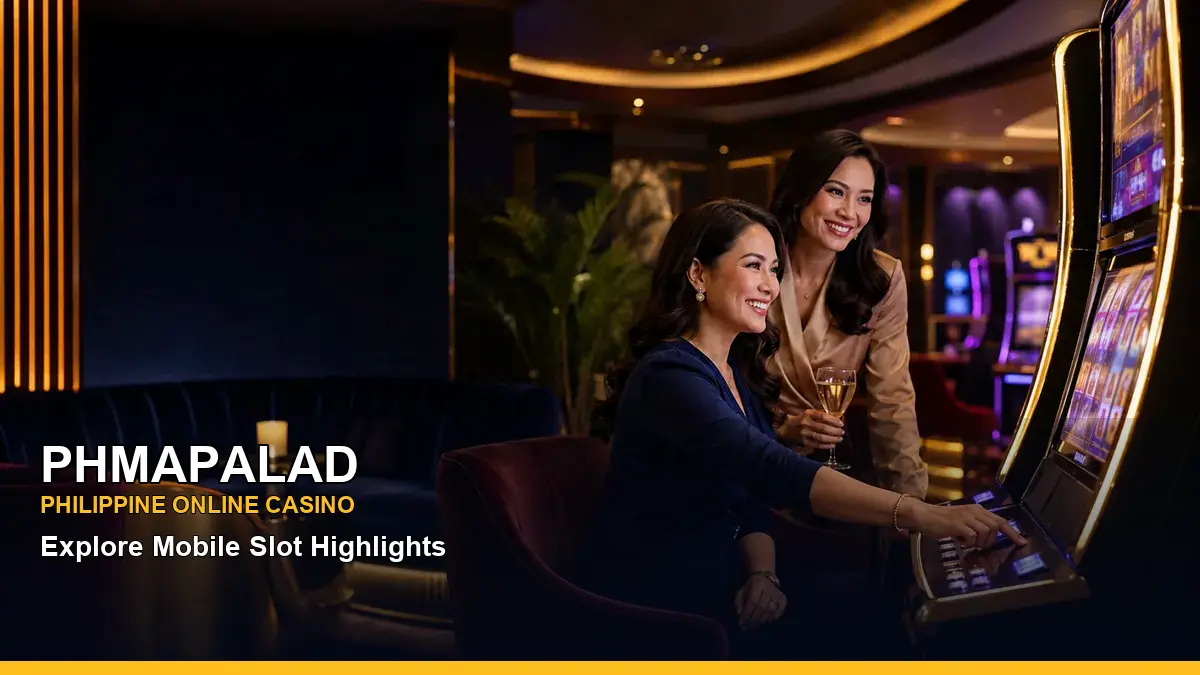 PHMAPALAD VIP casino rewards featuring an adult Filipina casino host with a vivid composition — view 2